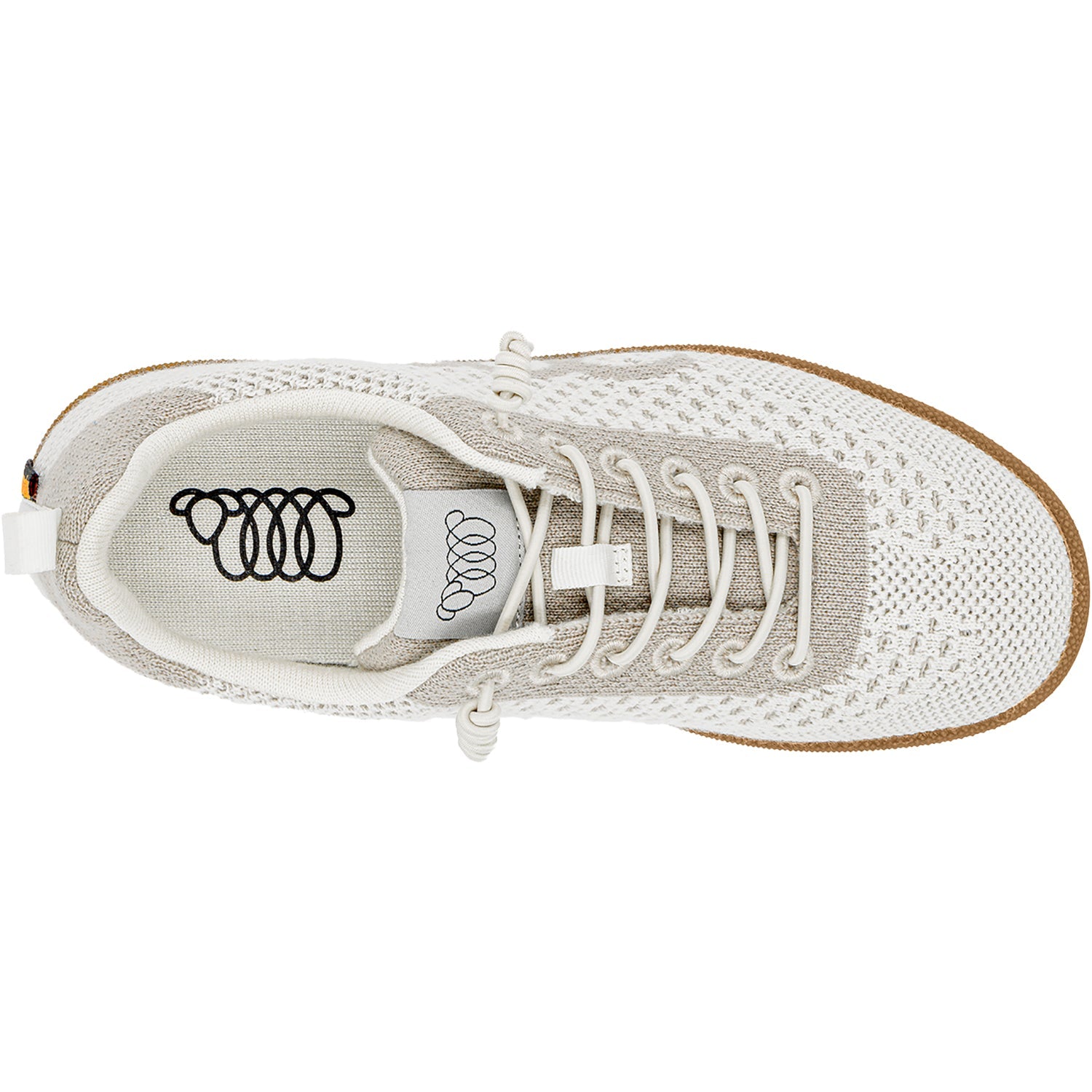 Woolloomooloo Engadine Wool Unisex Sporty Lace Up Shoes Taupe Multi