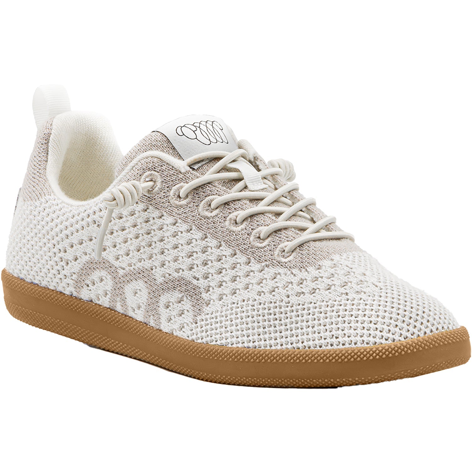 Woolloomooloo Engadine Wool Unisex Sporty Lace Up Shoes Taupe Multi