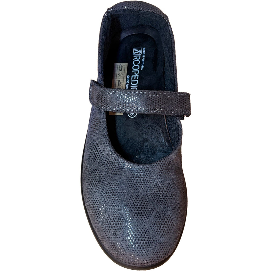 Arcopedico Estrela Women's Mary Jane Traditional Deep Grey Stardust
