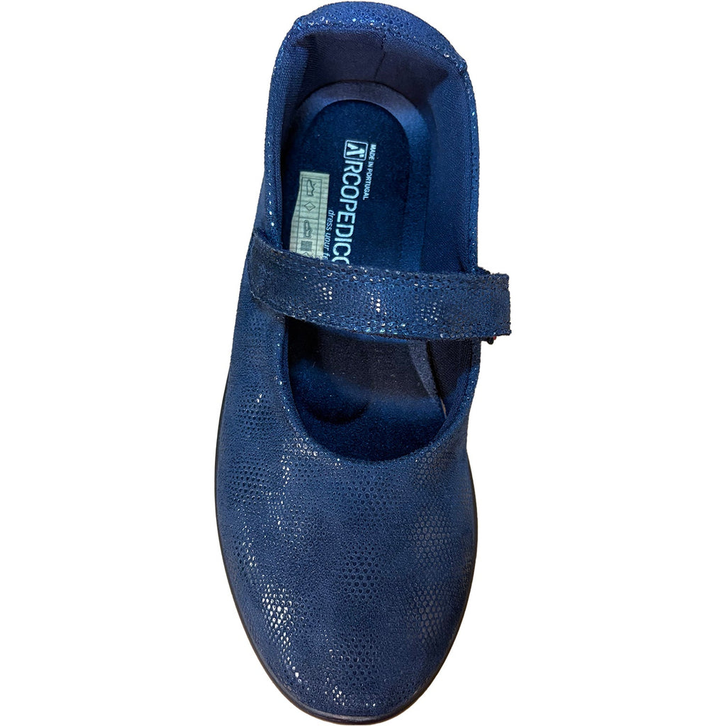 Arcopedico Estrela Women's Mary Jane Traditional Navy Stardust