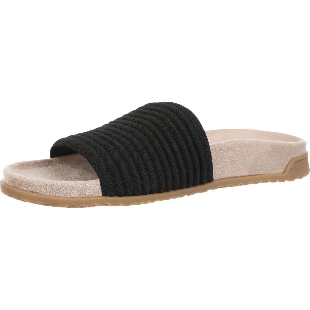 Vionic Evie Knit Women's Slide Sandals Black
