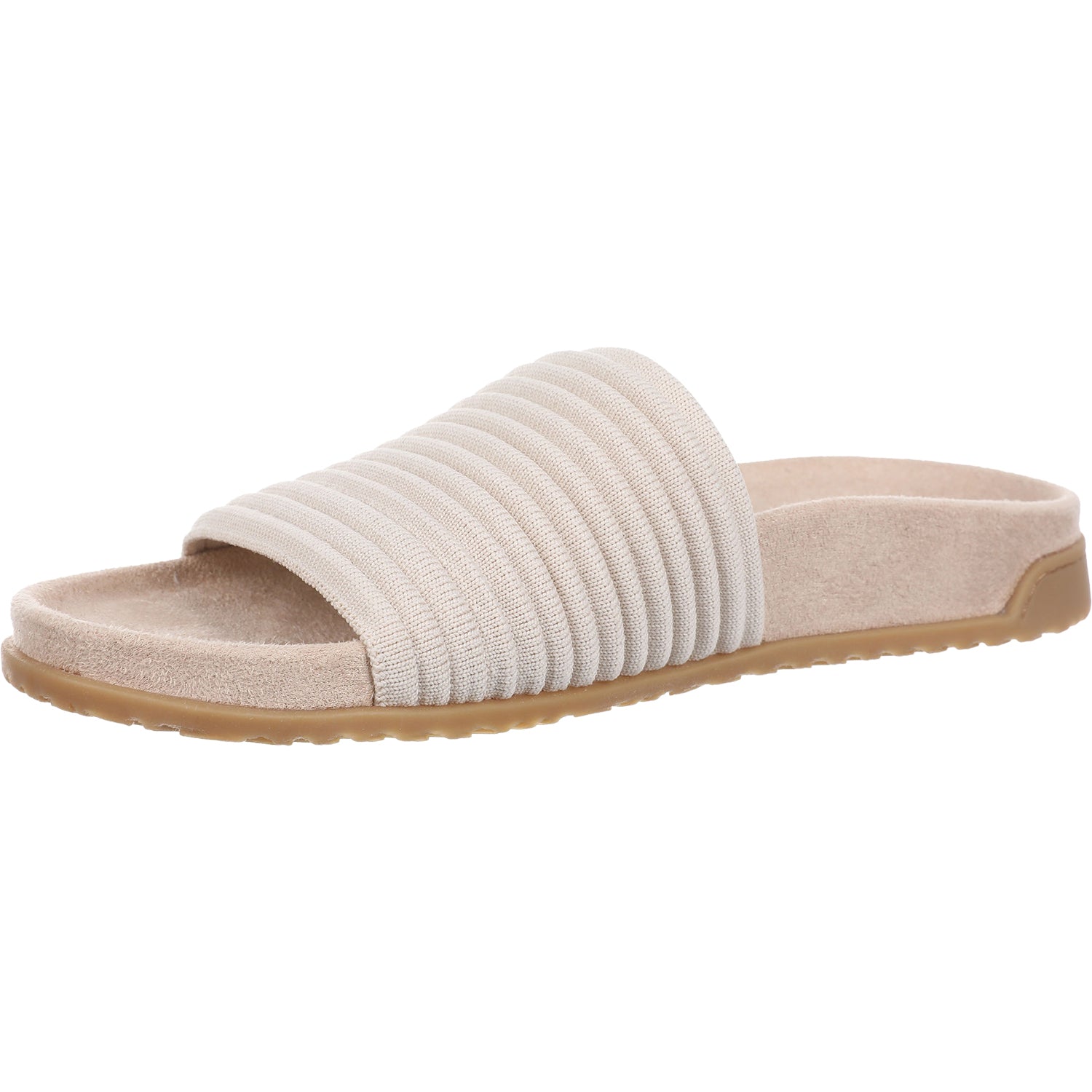Vionic Evie Knit Women's Slide Sandals Cream