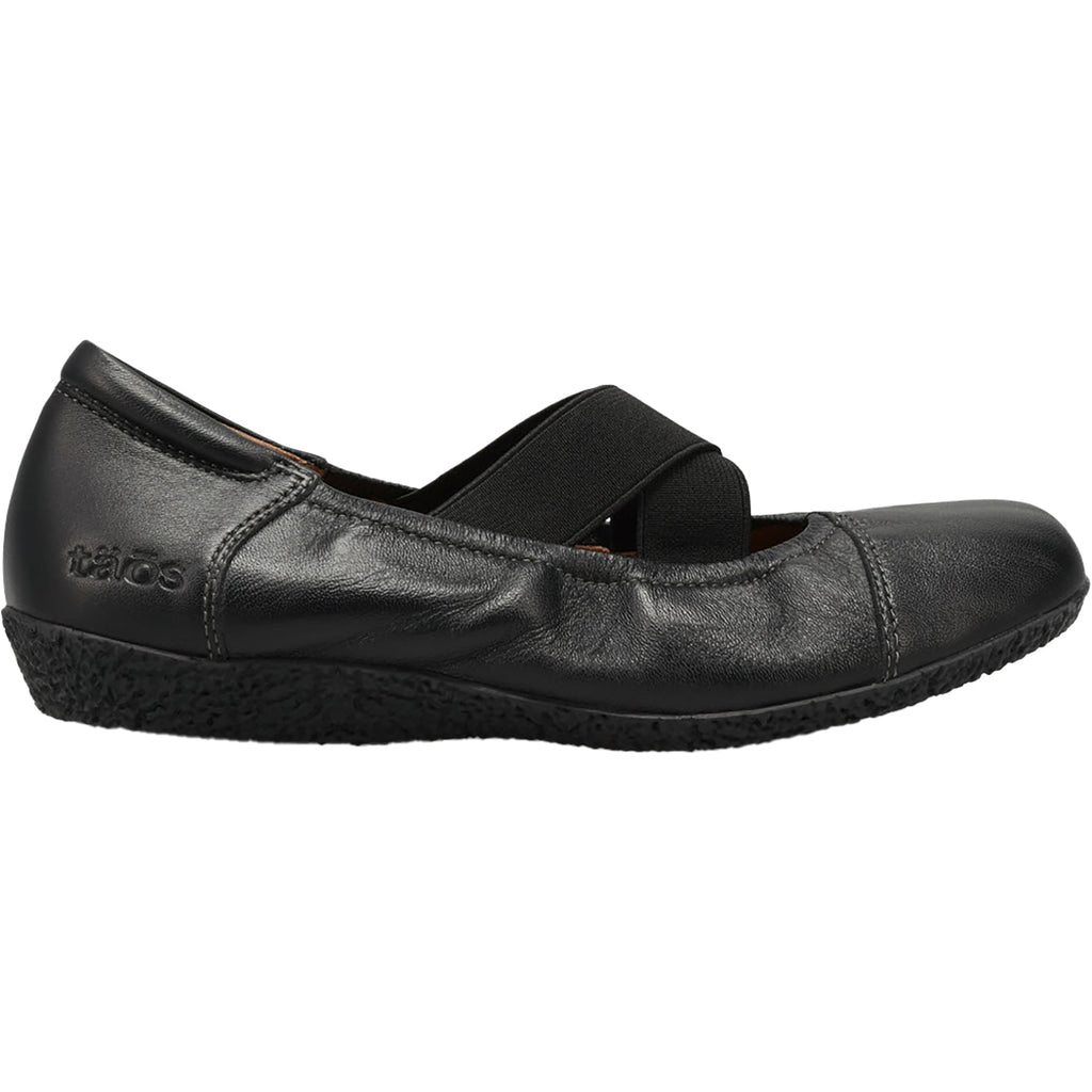 Taos Exhale Women's Mary Janes Black Leather