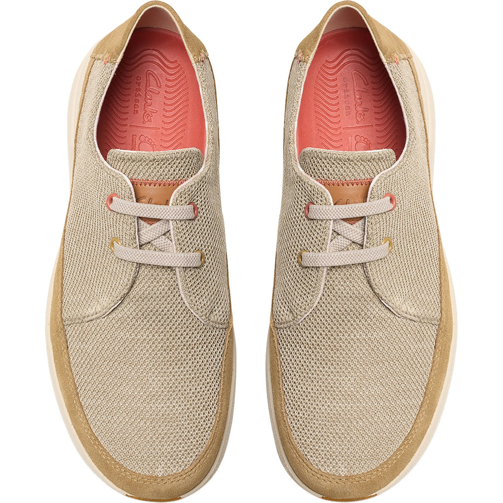 Clarks Easeway Men's Lace Up Shoes Sand Combi