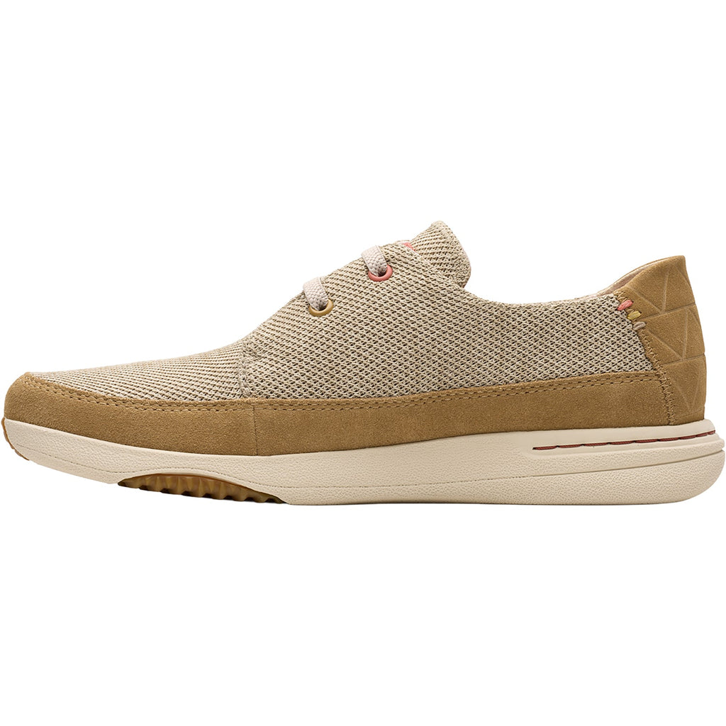 Clarks Easeway Men's Lace Up Shoes Sand Combi