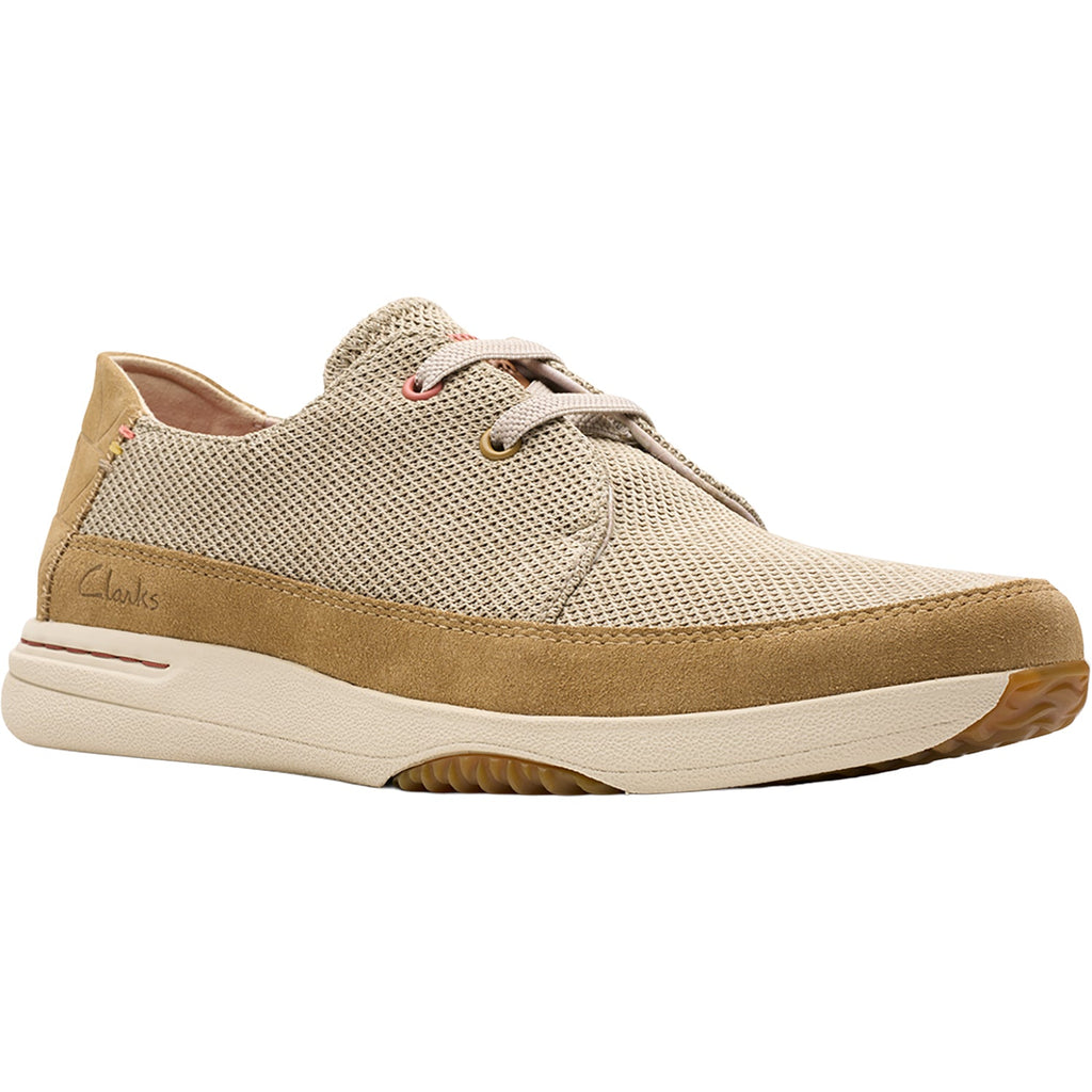 Clarks Easeway Men's Lace Up Shoes Sand Combi
