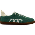 Engadine Merino Wool Women's Lace Up Shoes Sage/Ecru