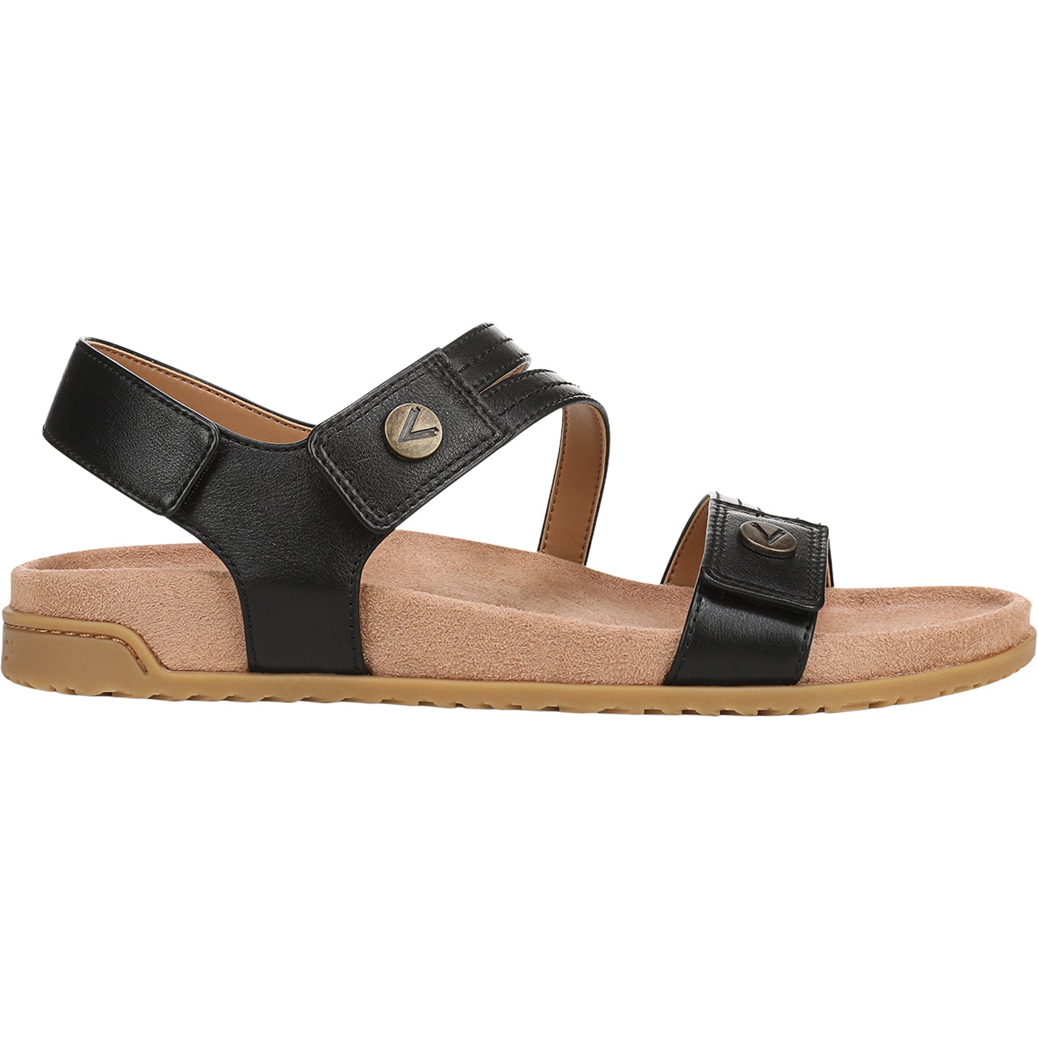 Vionic Essie Women's Sandals Black Leather