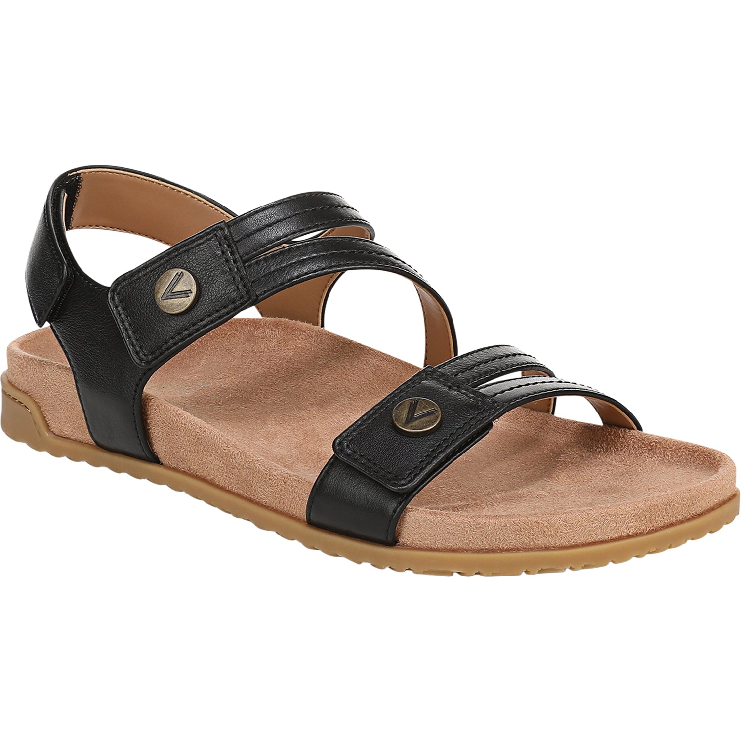 Vionic Essie Women's Sandals Black Leather