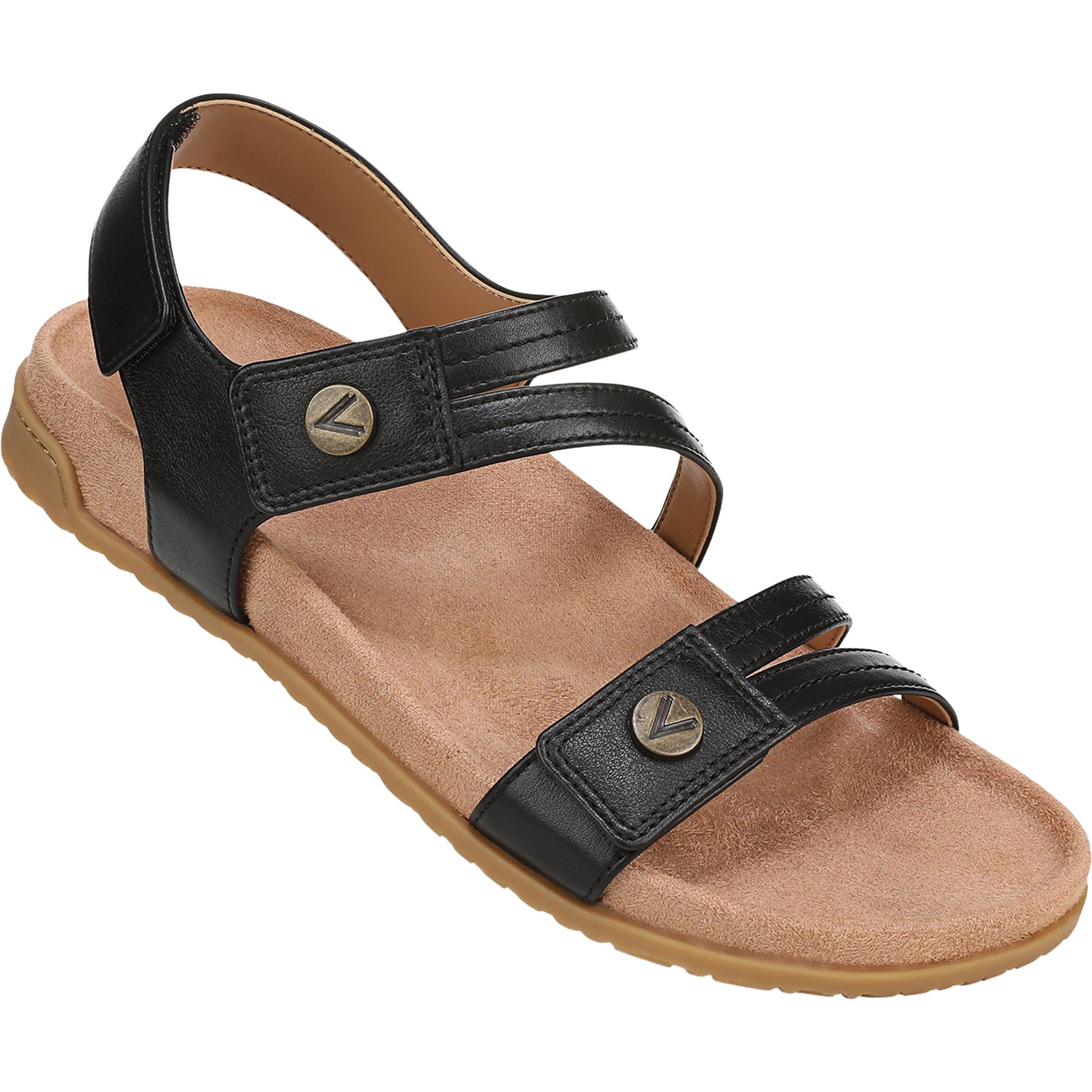 Vionic Essie Women's Sandals Black Leather