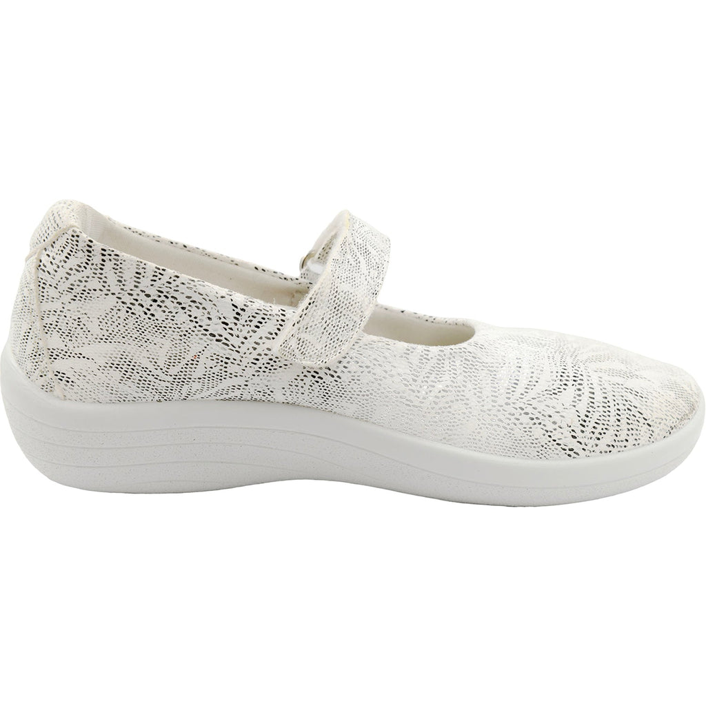 Arcopedico Estrela Women's Mary Janes White Palm
