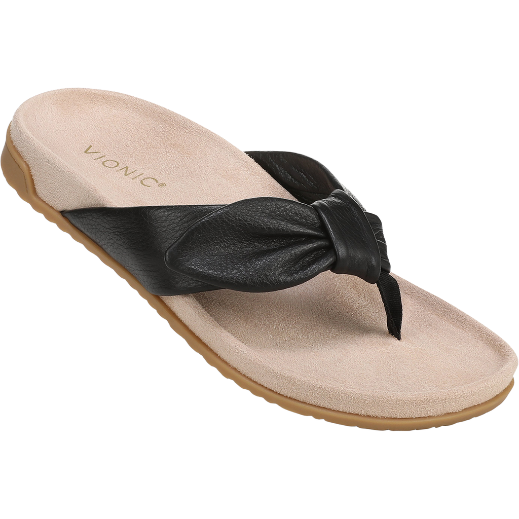 Vionic Eva Women's Sandals Black Leather