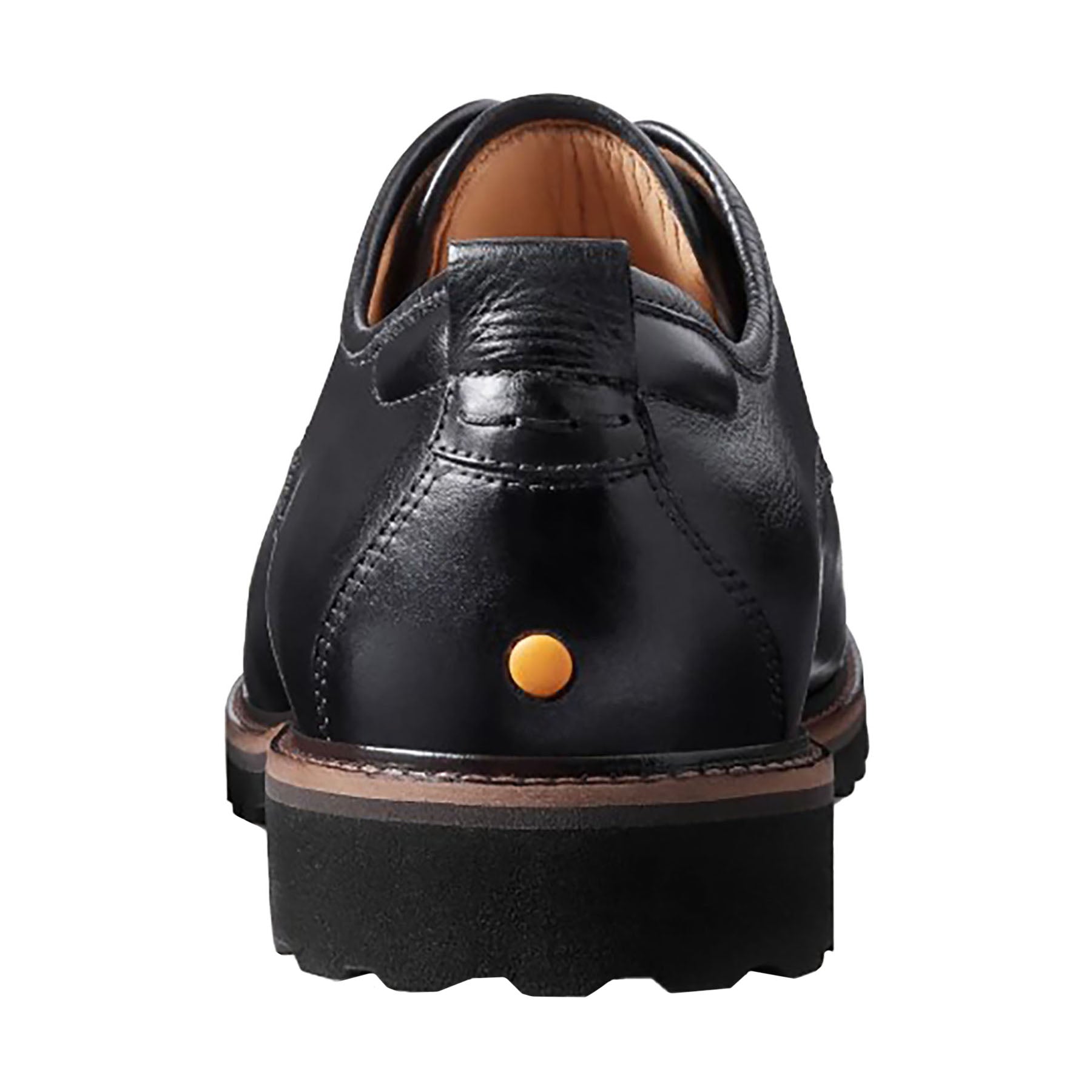 Samuel Hubbard Featherlight Founder Men's Dress Lace Up Shoes Black Tumbled Leather