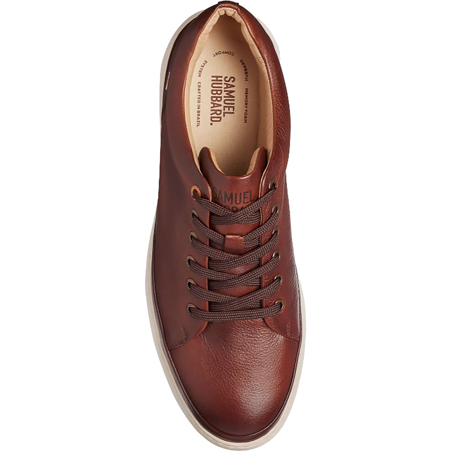 Samuel Hubbard Featherlight Fast Men's Lace Up Shoes Cognac Leather