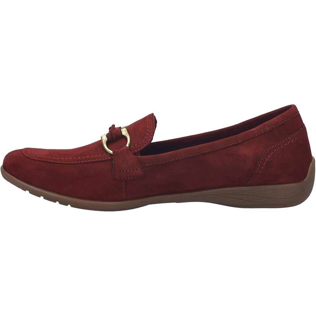 Josef Seibel Fenja 34 Women's Dress Flats Bordo Suede