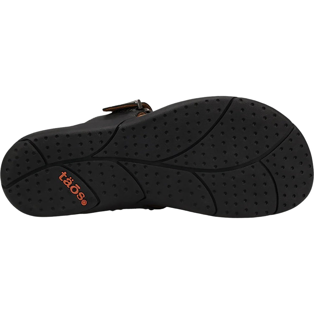 Taos Flash Women's Sandals Black Leather