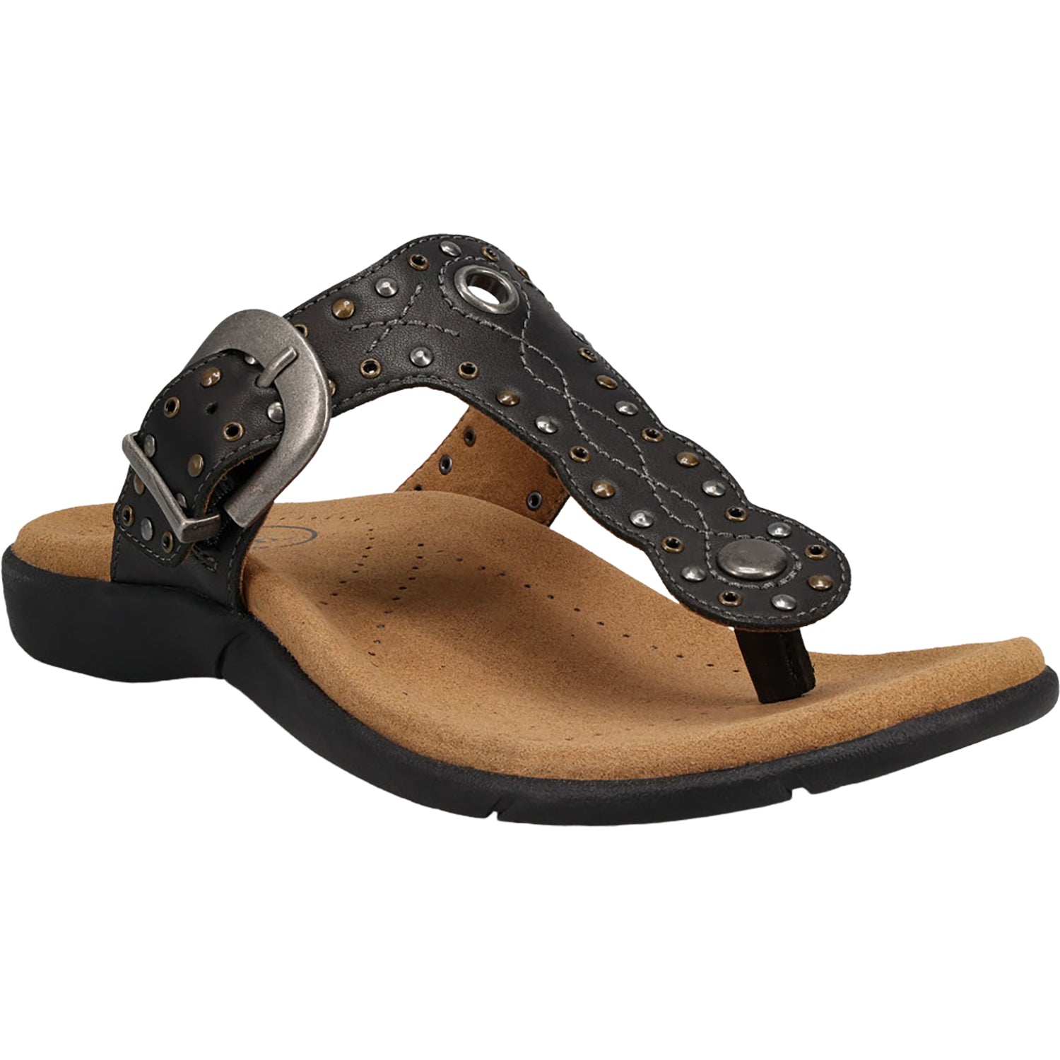 Taos Flash Women's Sandals Black Leather