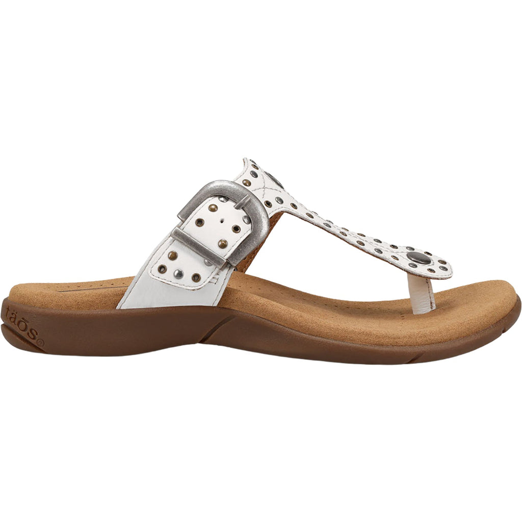 Taos Flash Women's Sandals White Leather