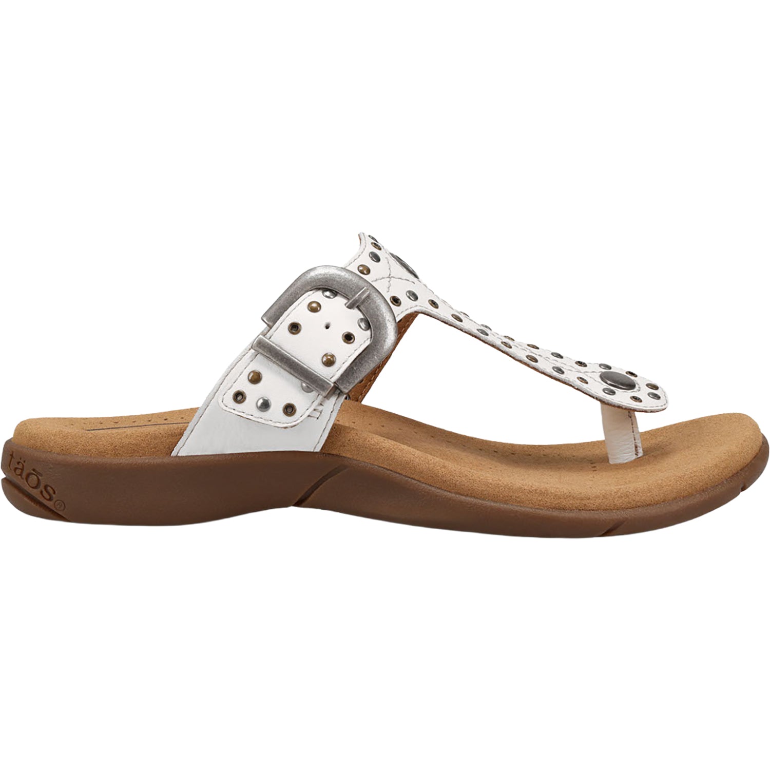 Taos Flash Women's Sandals White Leather