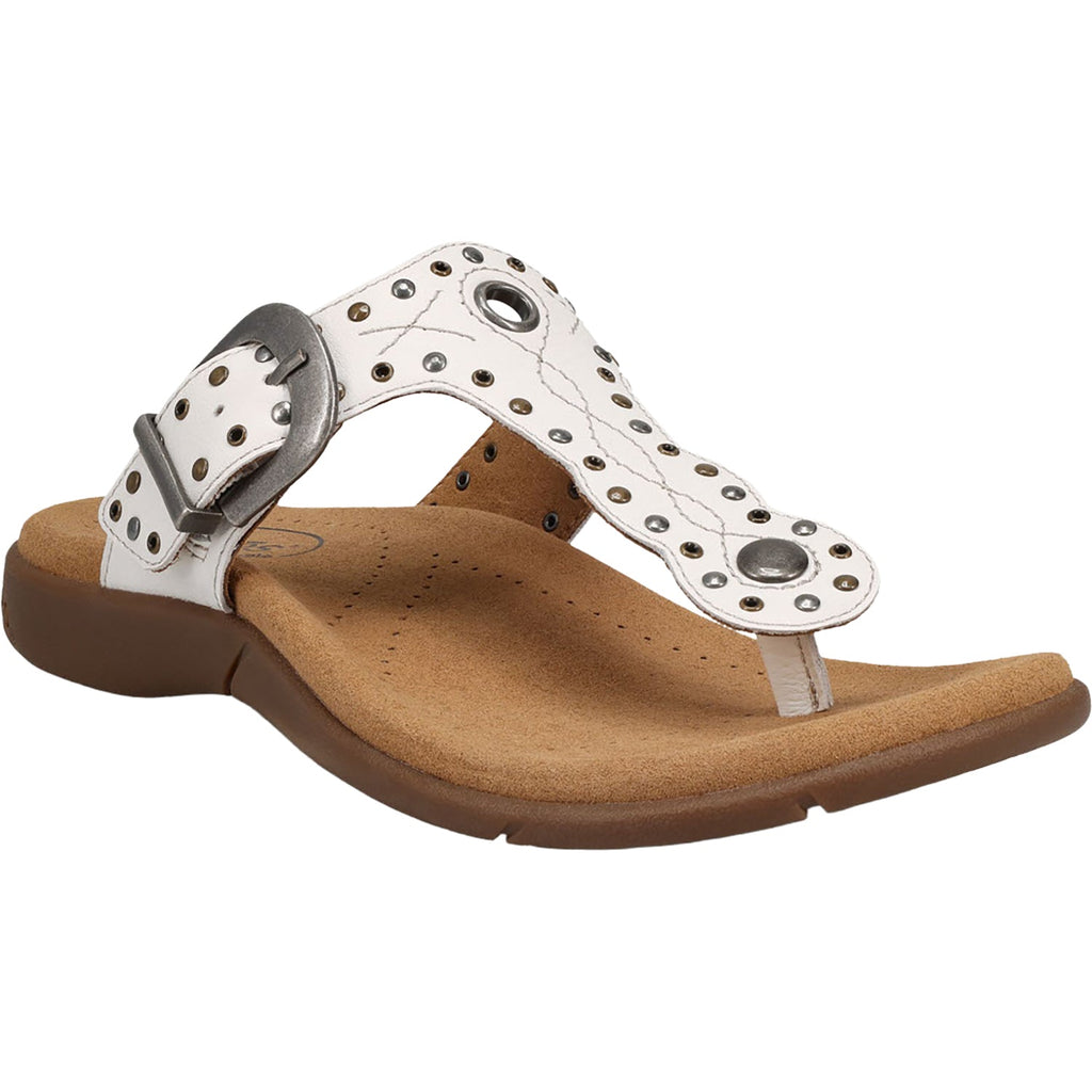Taos Flash Women's Sandals White Leather
