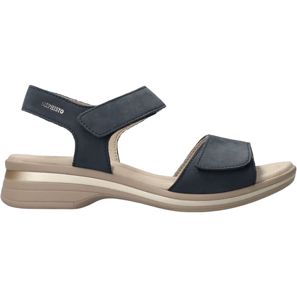 Mephisto Floraline Women's Sandals Jeans Blue Bucksoft