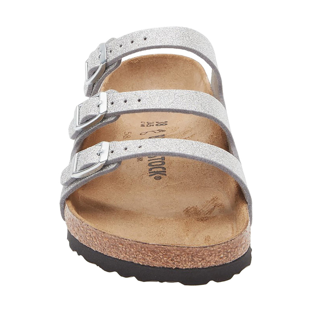 Birkenstock Florida Women's Sandals Shiny Glitter Silver
