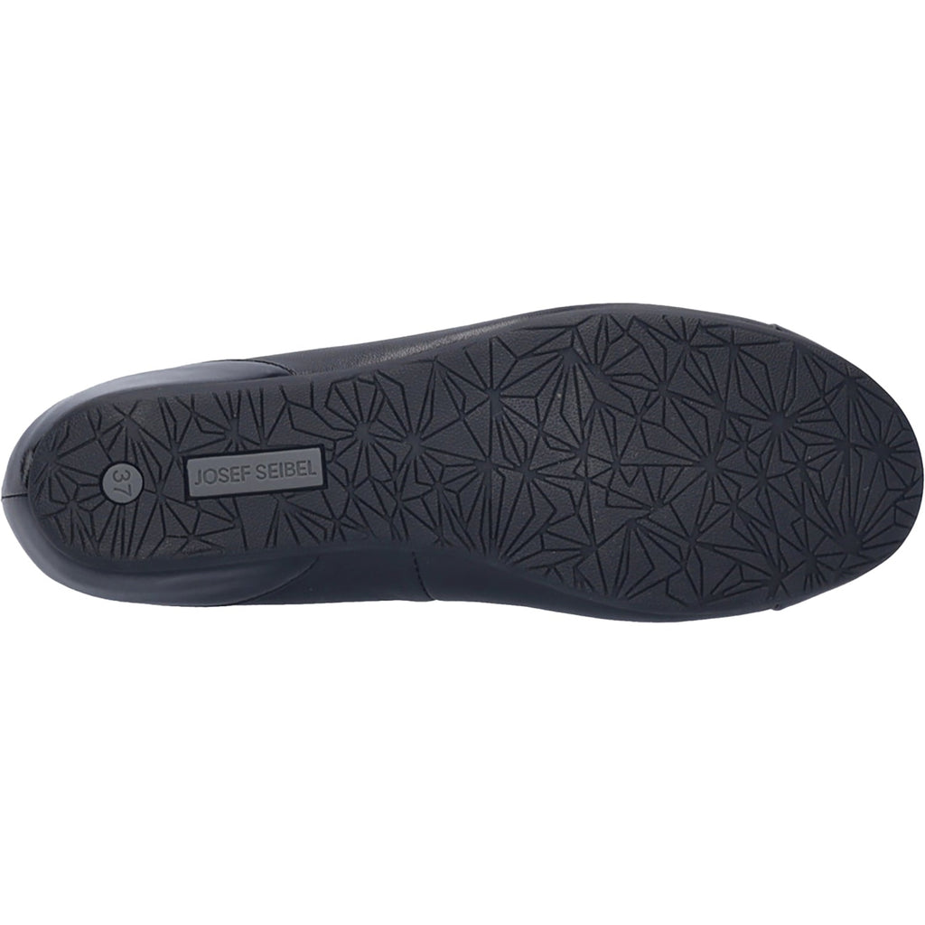 Josef Seibel Florina 01 Women's Dress Flats Black Leather/Patent Combi