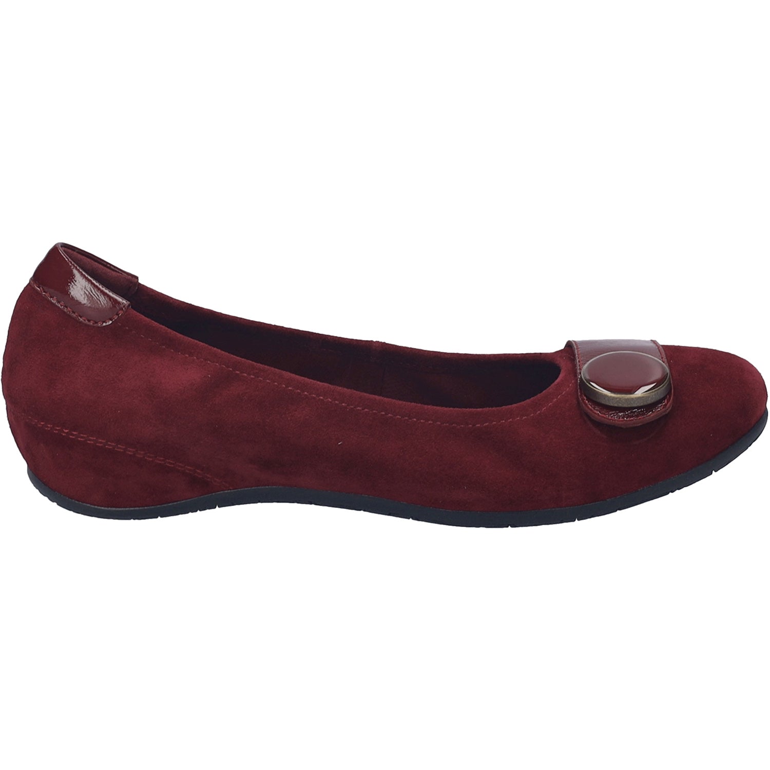 Josef Seibel Florina 06 Women's Dress Flats Bordo Suede