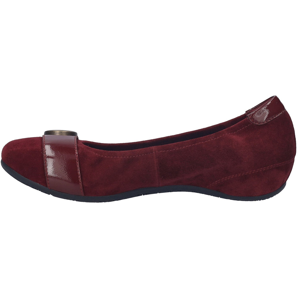 Josef Seibel Florina 06 Women's Dress Flats Bordo Suede