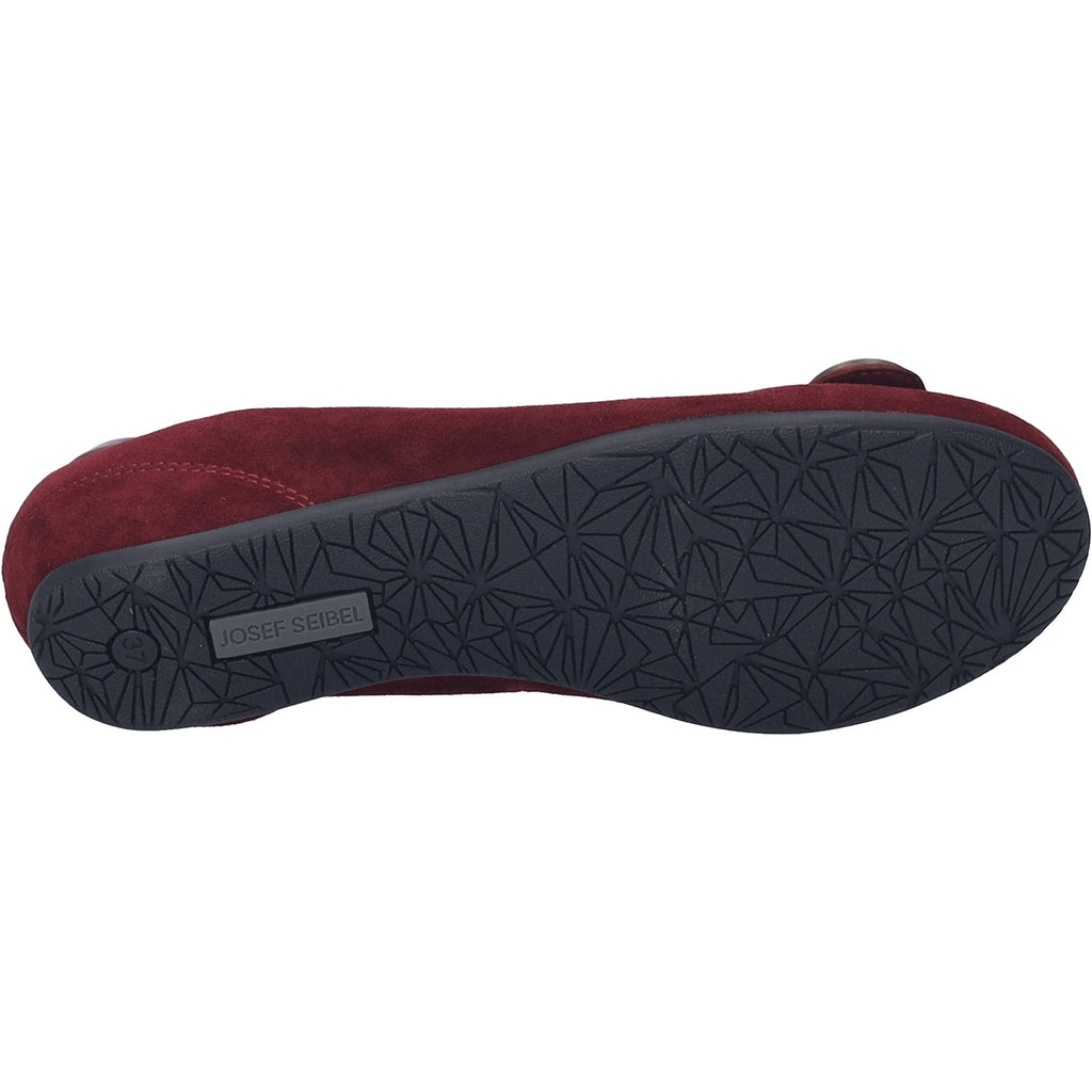 Josef Seibel Florina 06 Women's Dress Flats Bordo Suede