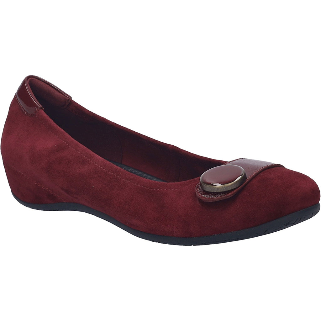 Josef Seibel Florina 06 Women's Dress Flats Bordo Suede