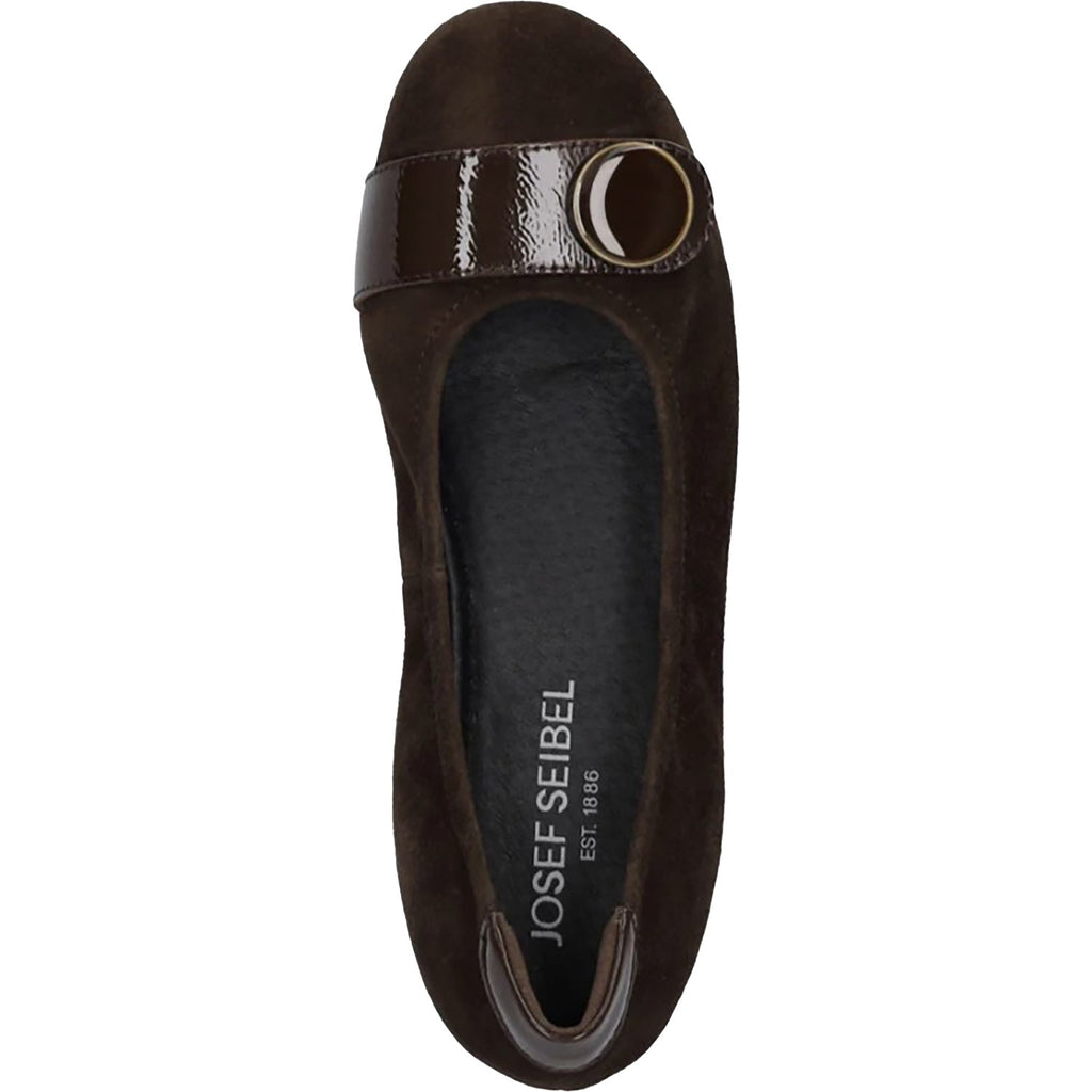 Josef Seibel Florina 06 Women's Dress Flats Cognac Suede