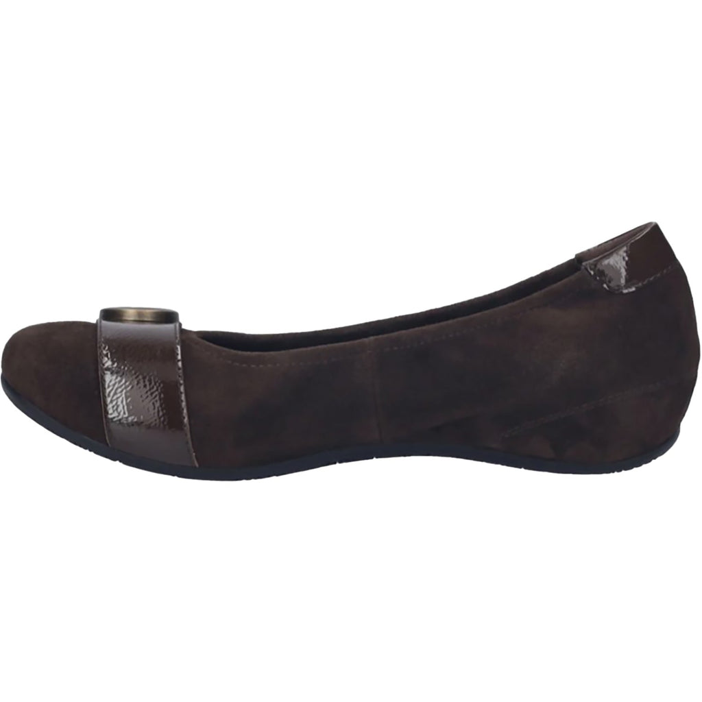 Josef Seibel Florina 06 Women's Dress Flats Cognac Suede