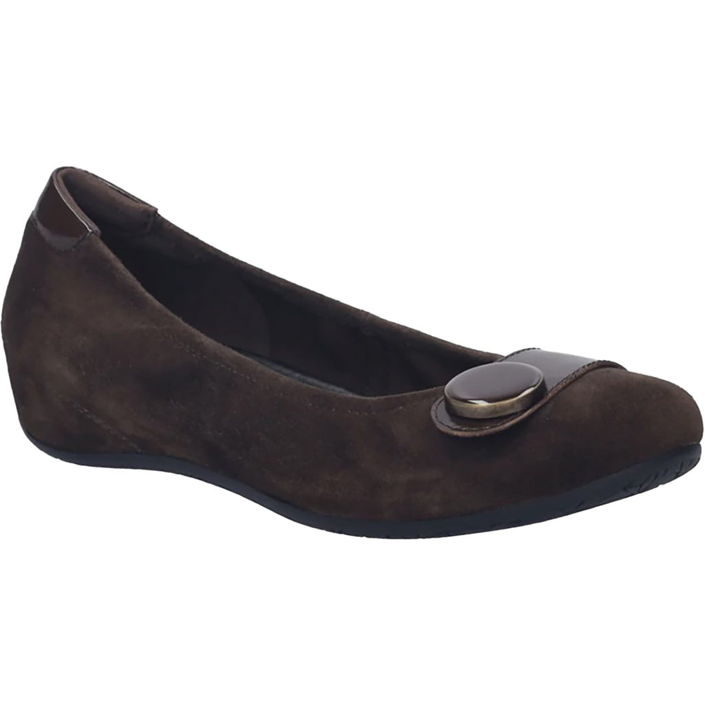 Josef Seibel Florina 06 Women's Dress Flats Cognac Suede