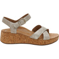 Aetrex Flora Women's Wedge Sandals Champagne