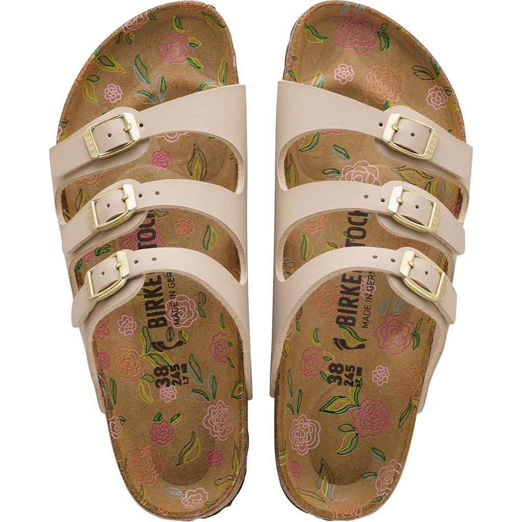 Birkenstock Florida Flowers Women's Sandals Sandcastle Birko-Flor