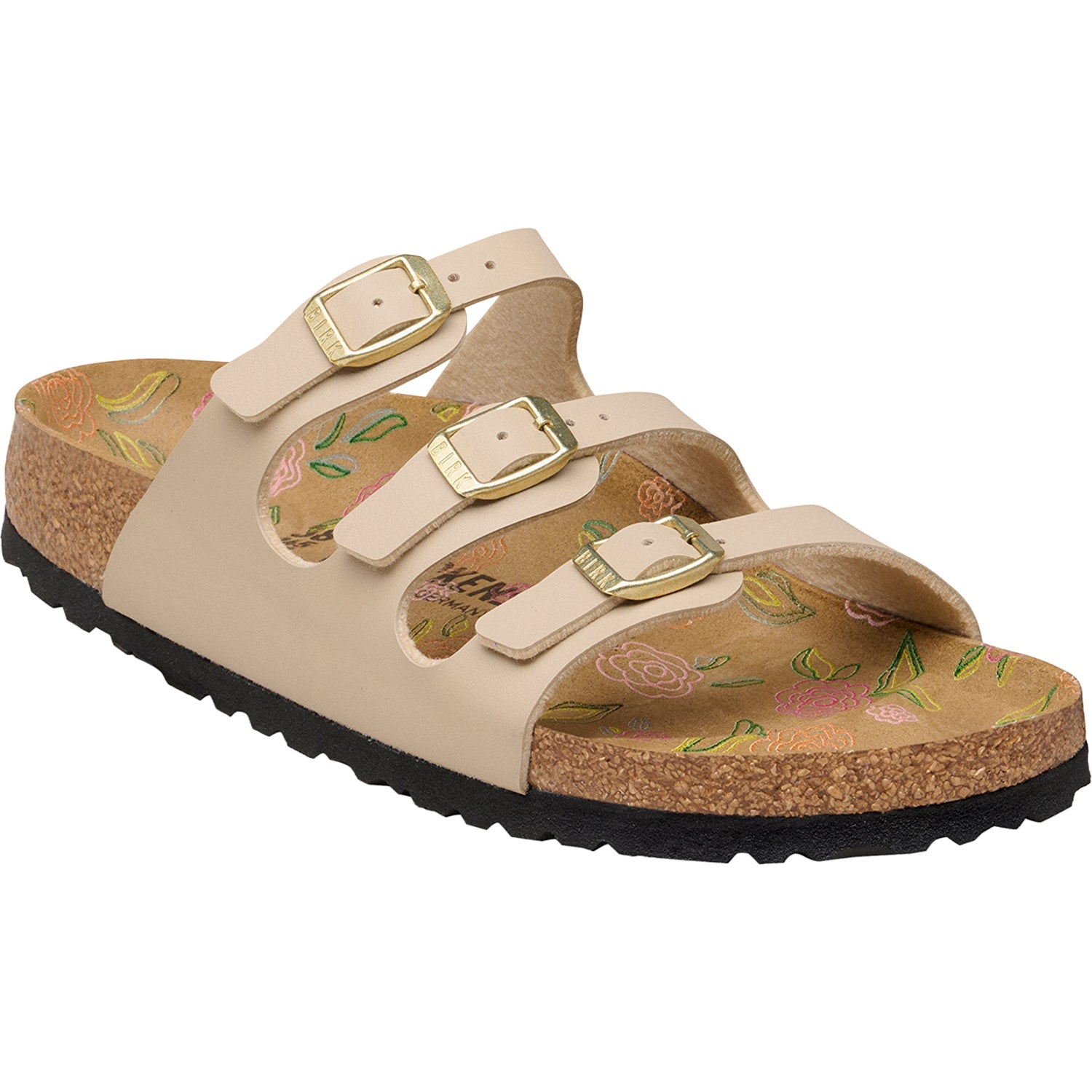 Birkenstock Florida Flowers Women's Sandals Sandcastle Birko-Flor
