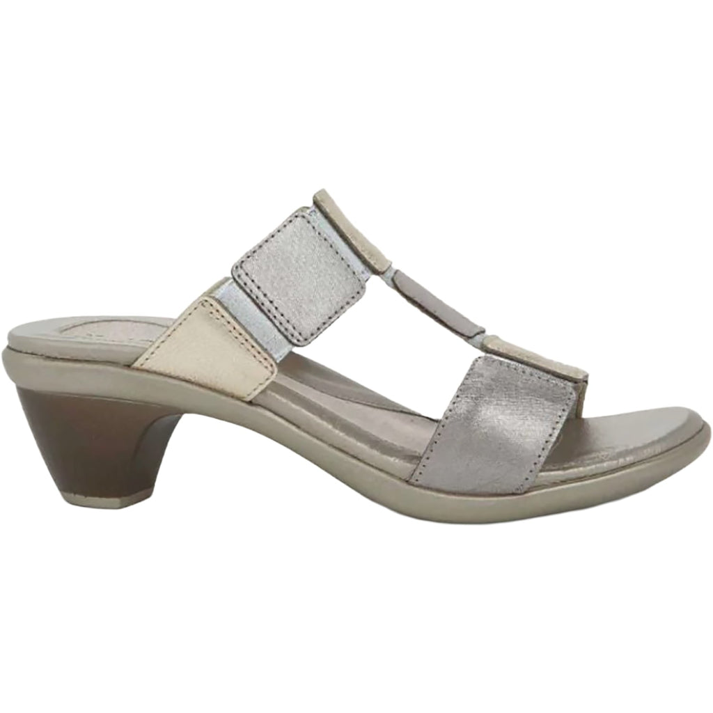 Naot Form Women's Dress Sandals Silver Threads/Radiant Gold/Soft Silver