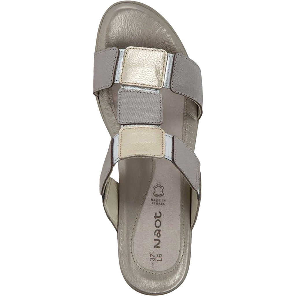 Naot Form Women's Dress Sandals Silver Threads/Radiant Gold/Soft Silver
