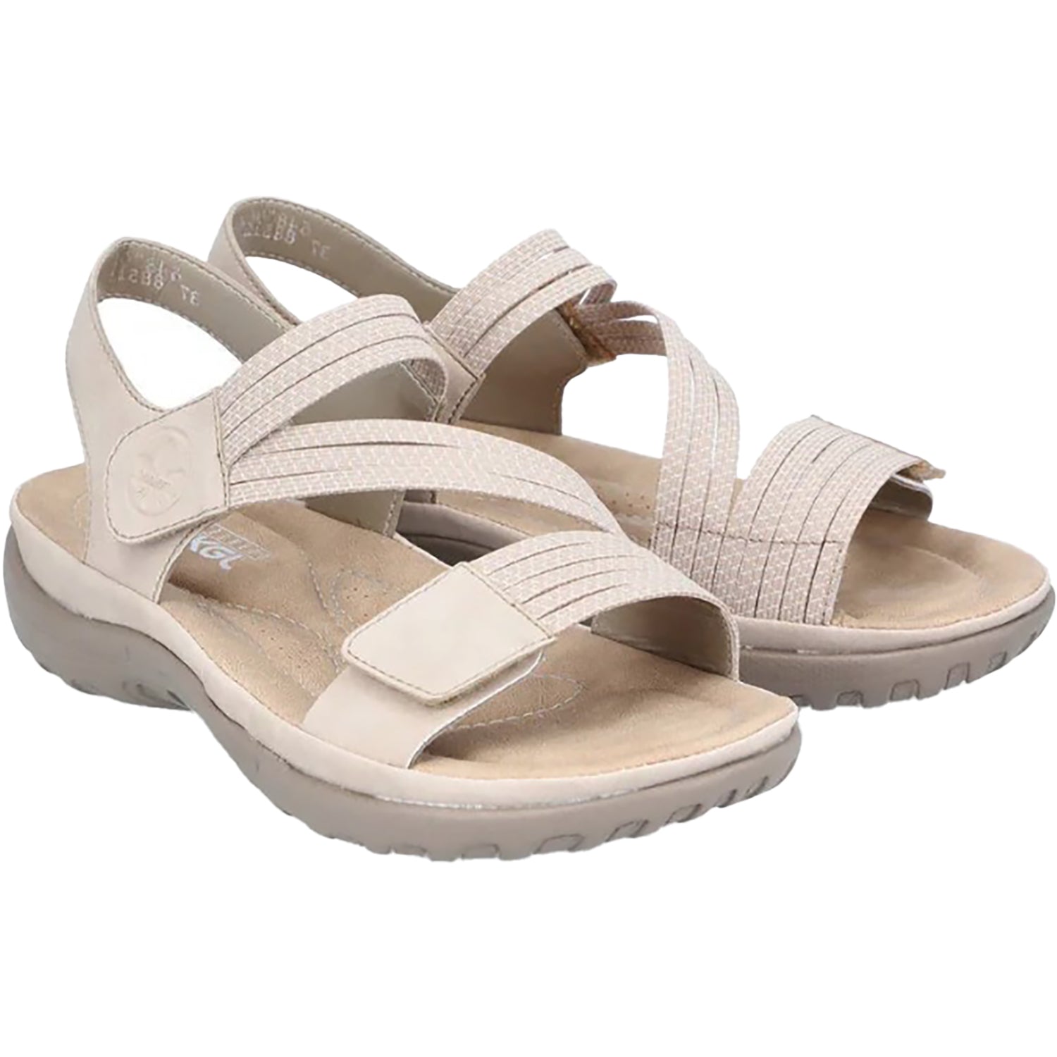 Rieker 64870-62 Franja Women's Active Sandals Ginger/Cliff/Weiss