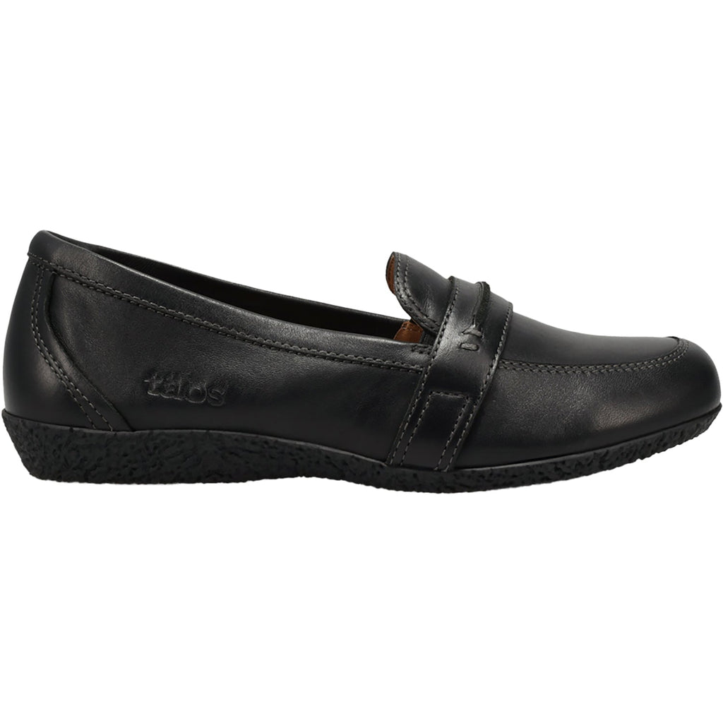 Taos Gabby Women's Slip Ons Black Leather