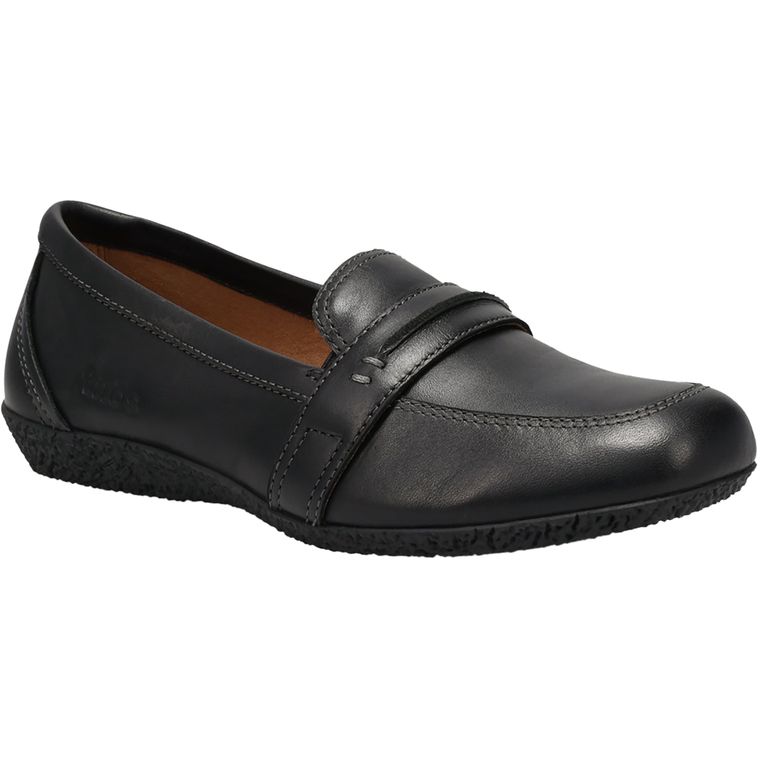 Taos Gabby Women's Slip Ons Black Leather