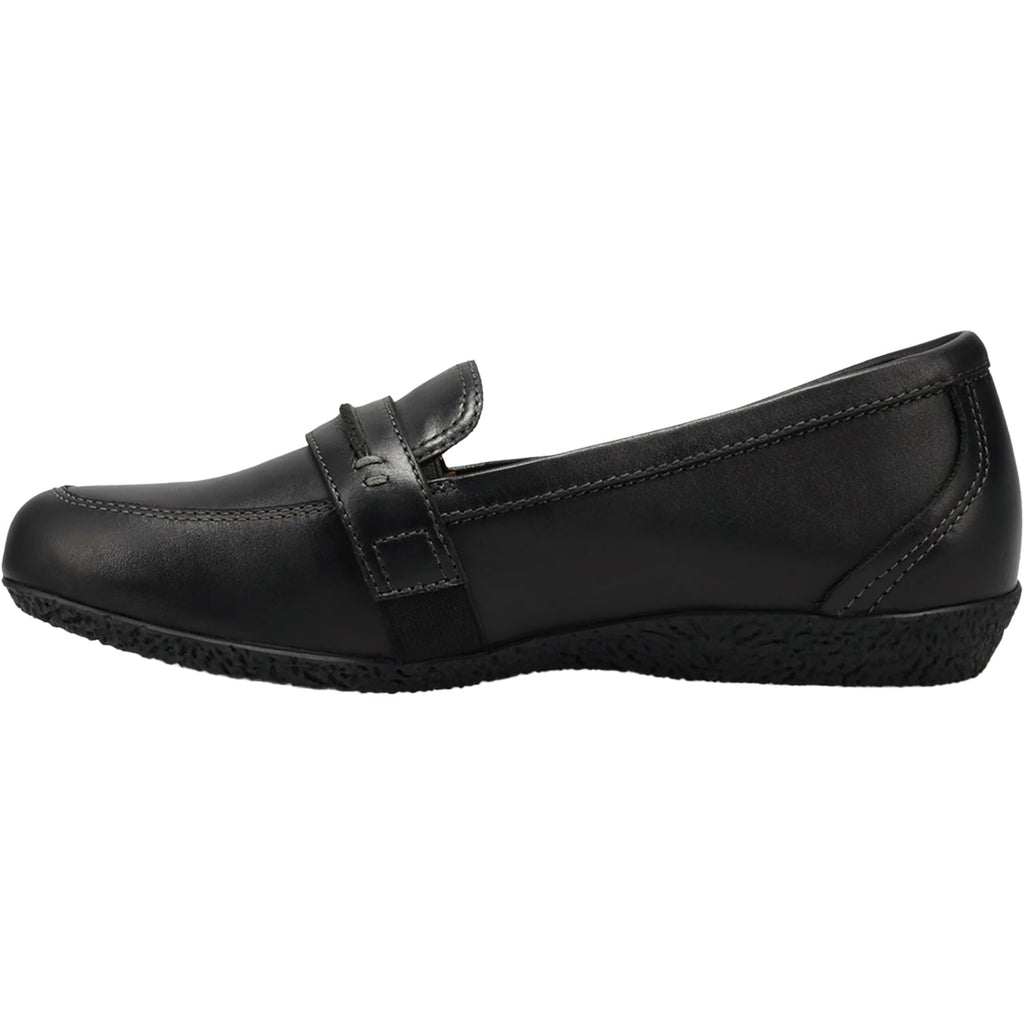 Taos Gabby Women's Slip Ons Black Leather