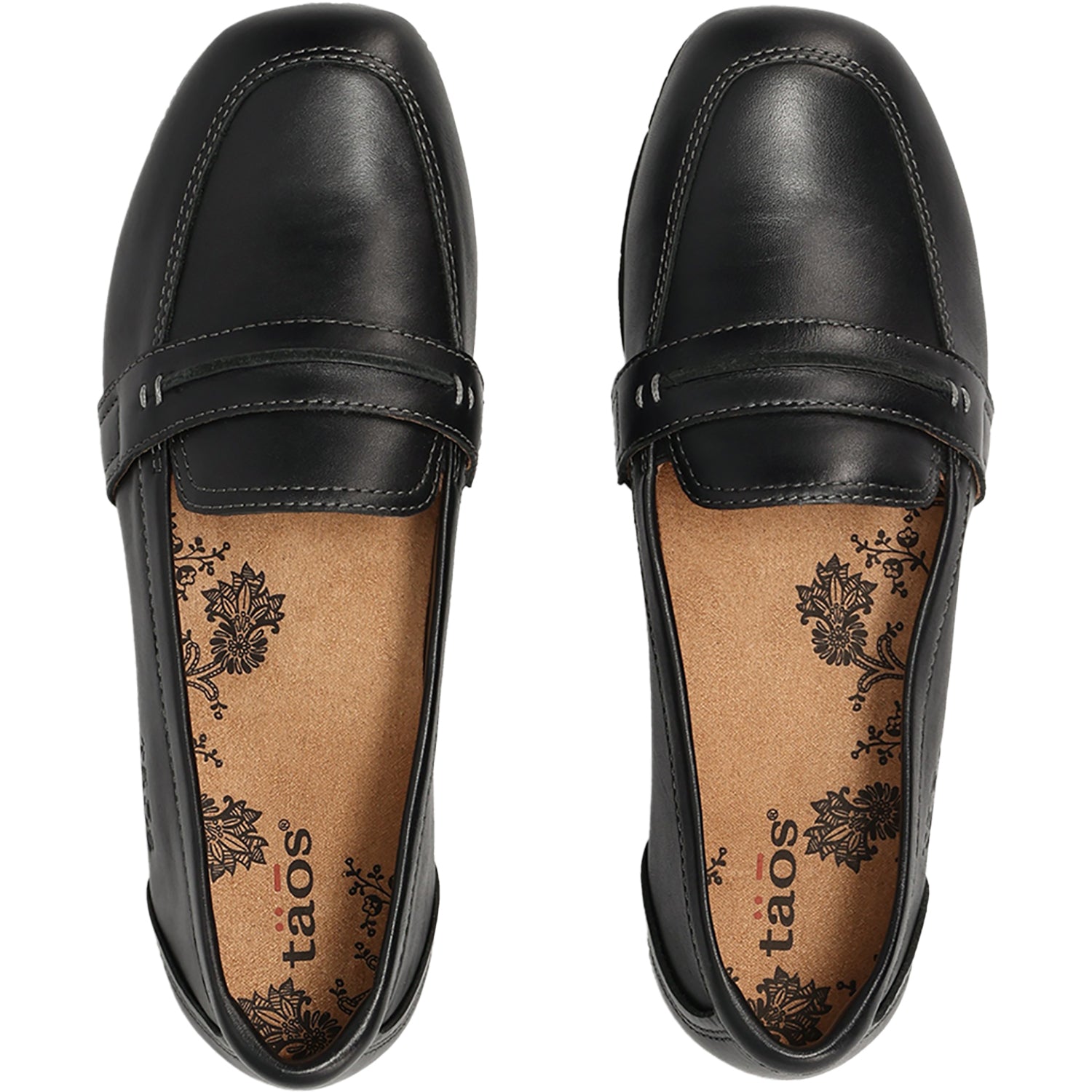 Taos Gabby Women's Slip Ons Black Leather