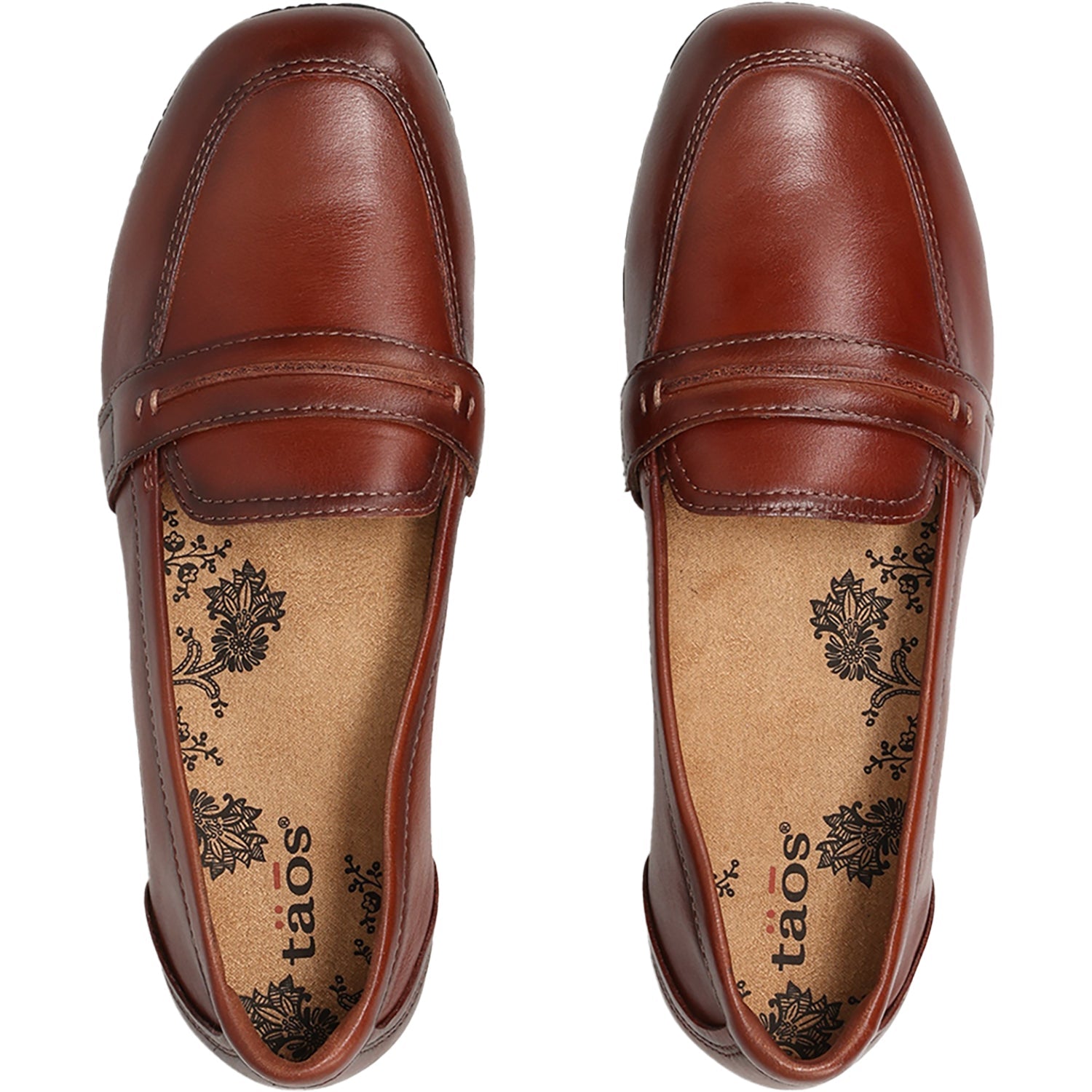 Taos Gabby Women's Slip Ons Cognac Leather