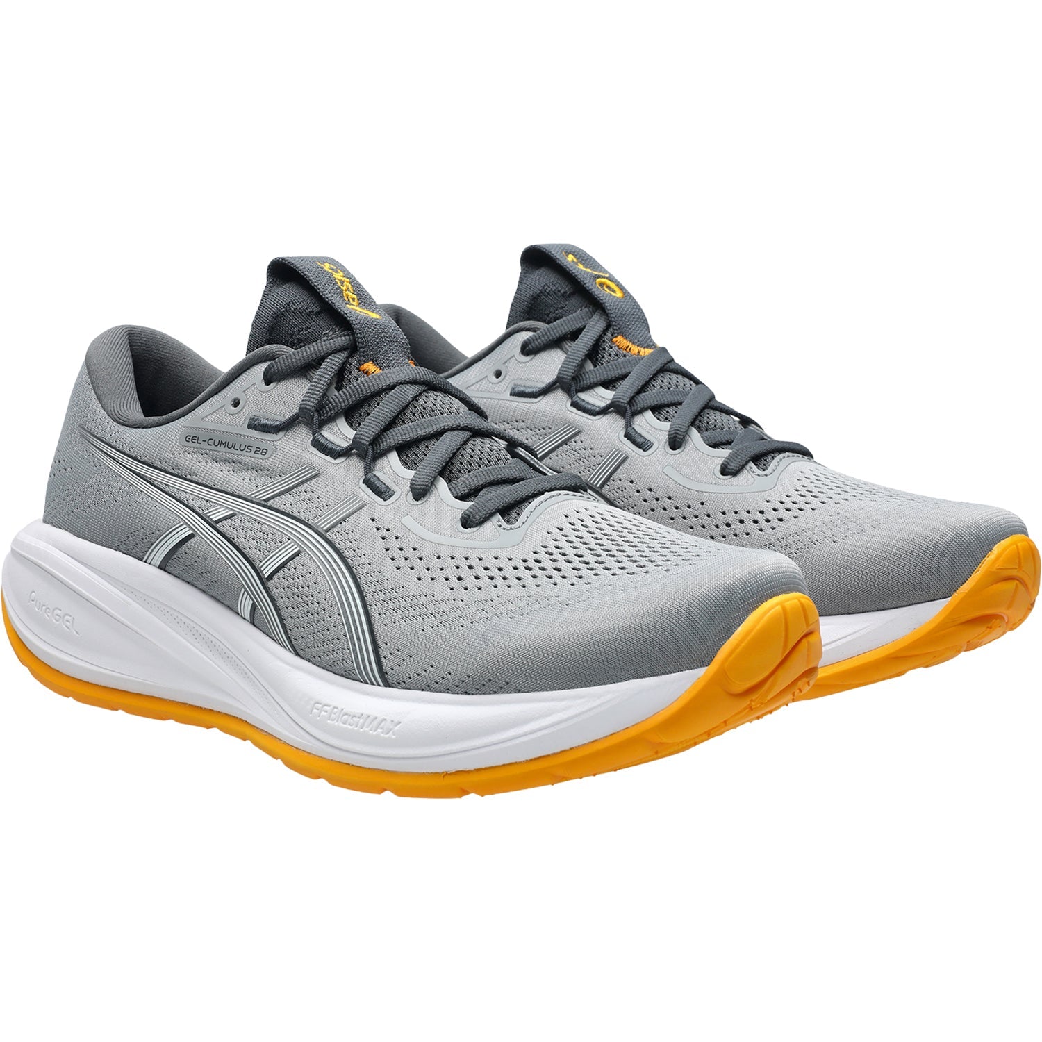ASICS Gel-Cumulus 28 (Neutral Support) Men's Athletic Shoes Gravel/Arctic Blue