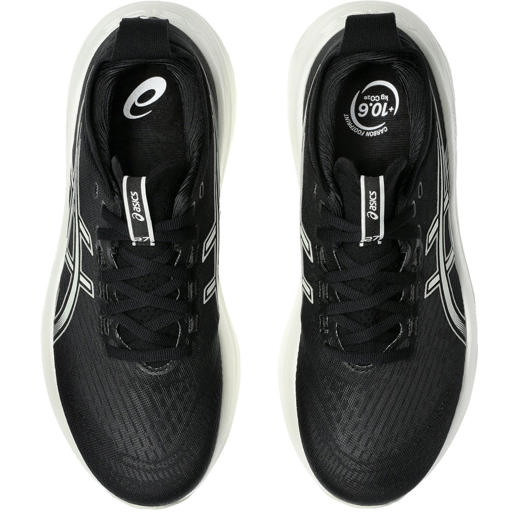 ASICS Gel Nimbus 27 (Neutral Support) Women's Athletic Shoes Black/Lake Grey