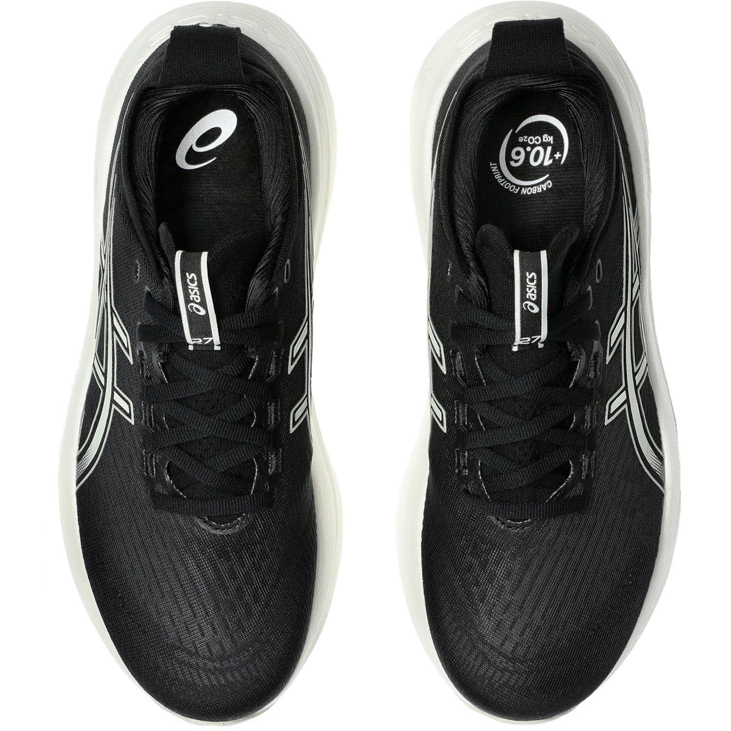 ASICS Gel Nimbus 27 (Neutral Support) Women's Athletic Shoes Black/Lake Grey