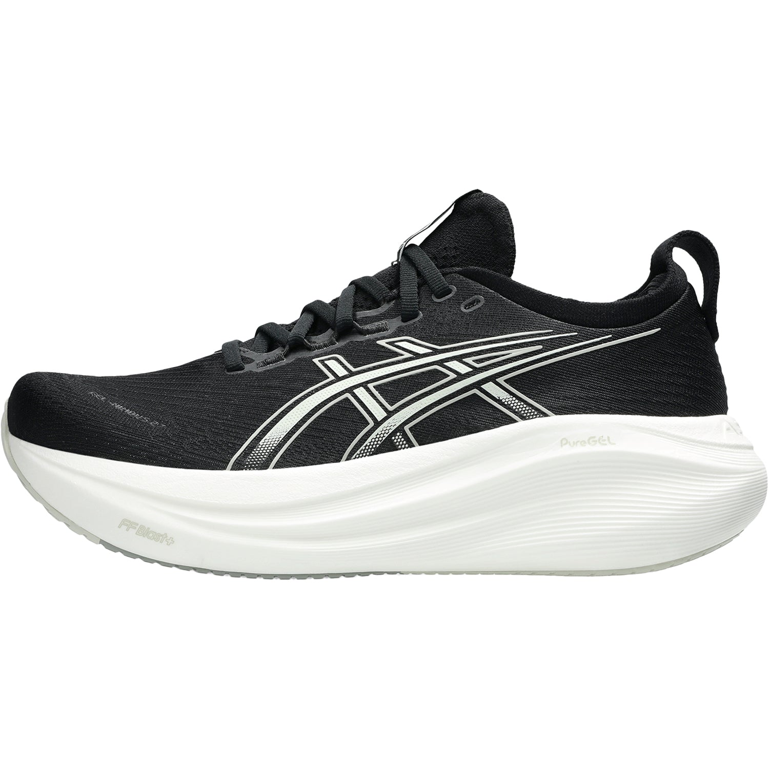 ASICS Gel Nimbus 27 (Neutral Support) Women's Athletic Shoes Black/Lake Grey