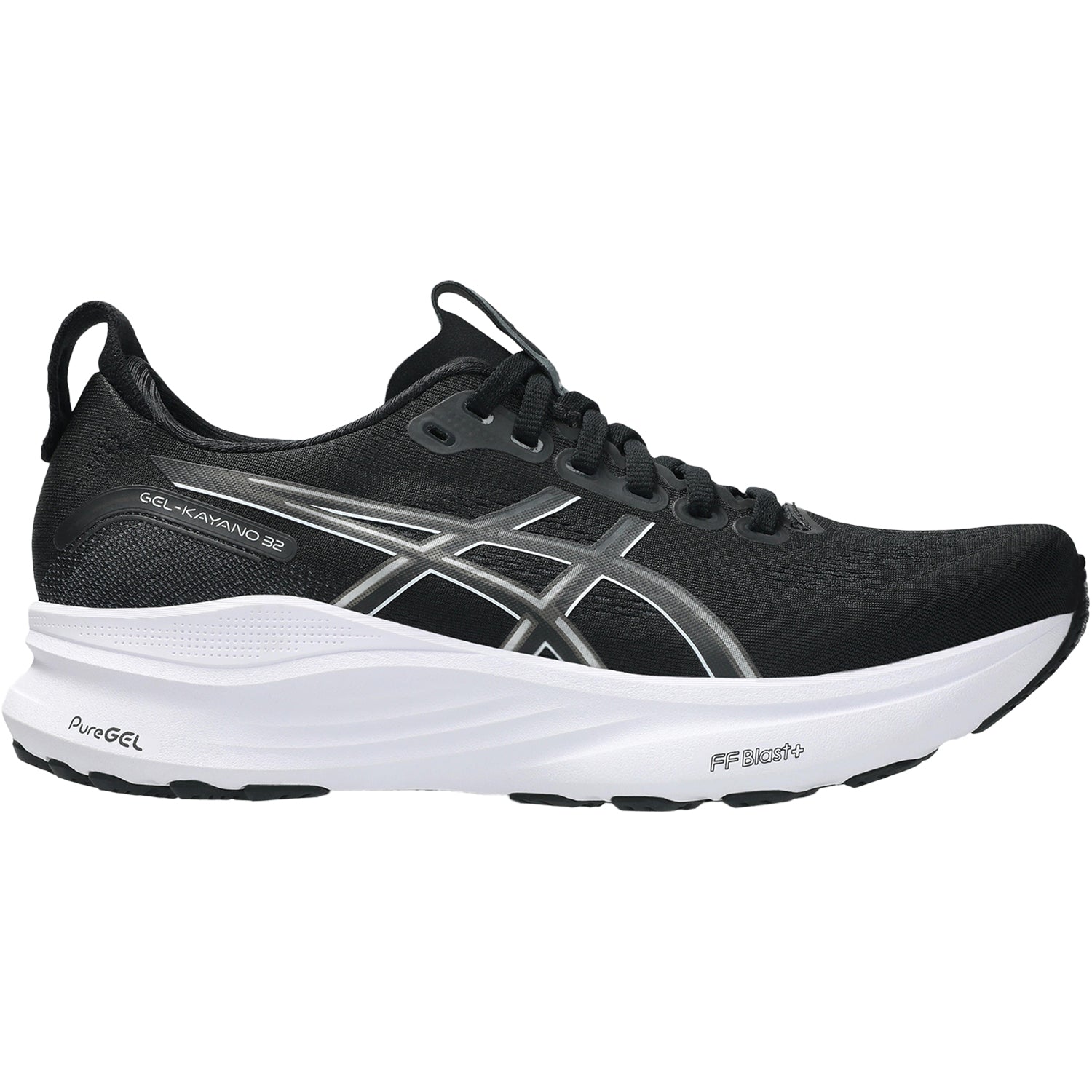 ASICS Gel-Kayano 32 (Stability Support) Women's Athletic Shoes Black/White